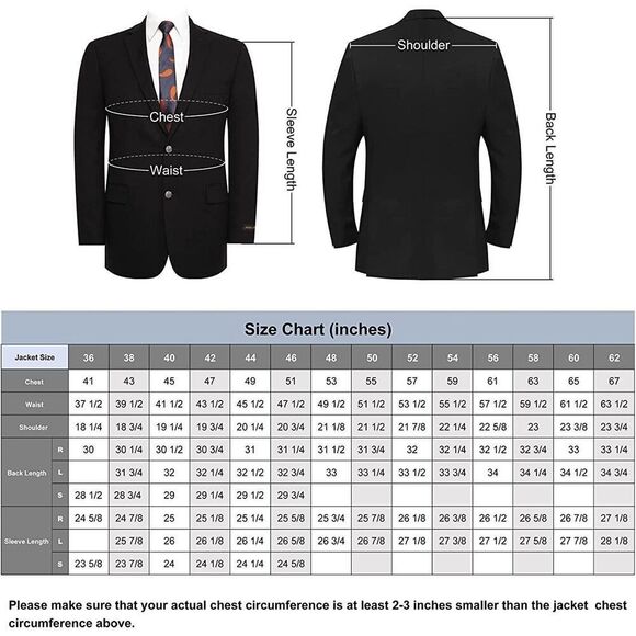 Pierre Loren Blazer Premium Stretch Classic Fit Sport Coat Suit Jacket 42L 36W - Picture 2 of 8